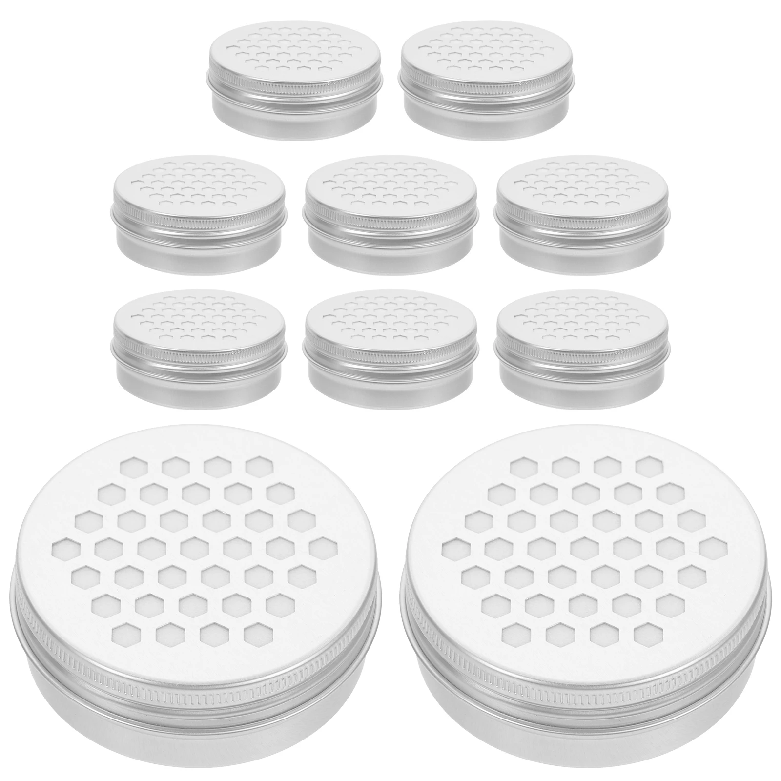 

Scents Incense Beads Can Round Tins with Holes Air Freshener Container Work Holder