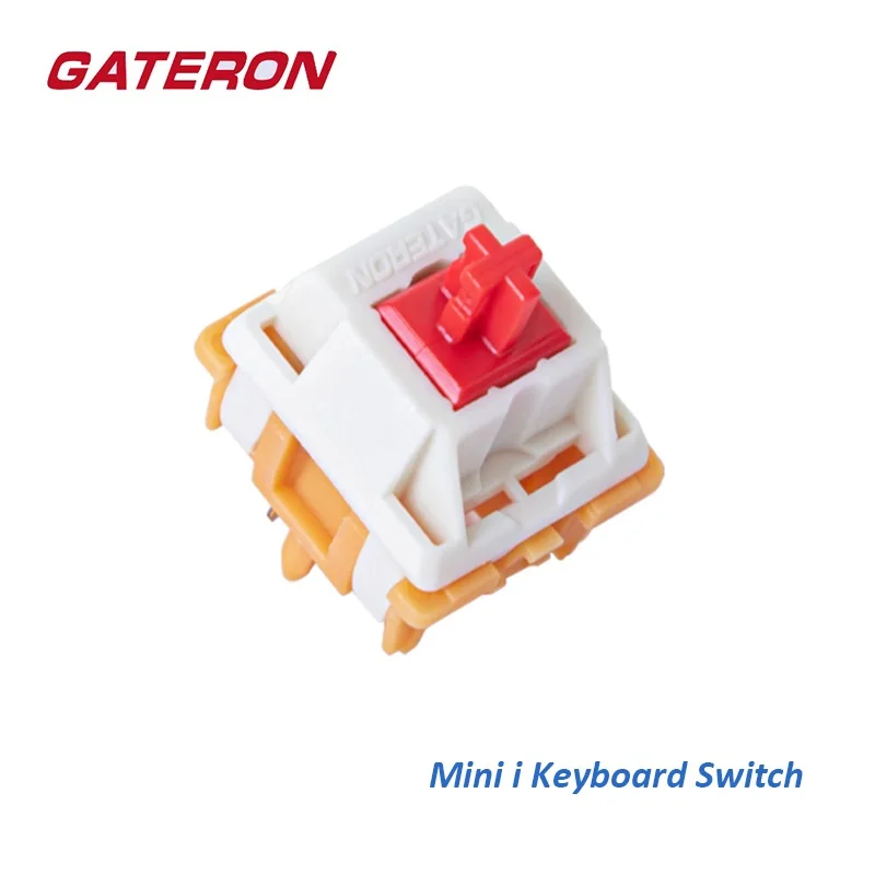 GATERON Mini I Switch Tactile 50g Force 5pin Pre Lubed Smooth Customized DIY Office Gaming Mechanical Keyboard