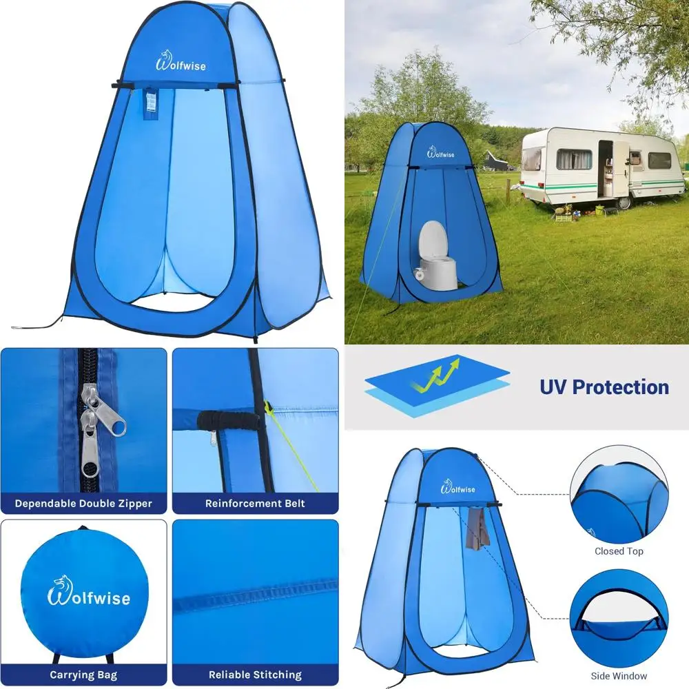 

Портативная палатка для душа для пляжа и кемпинга — раздевалка для быстрого гардероба и купания на открытом воздухе