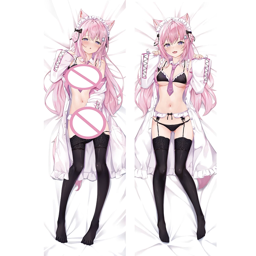 Anime hakui koyori capa de almofada de corpo inteiro capa de tamanho real otaku lance travesseiro capas de almofada abraçando corpo cosplay adereços dakimakura