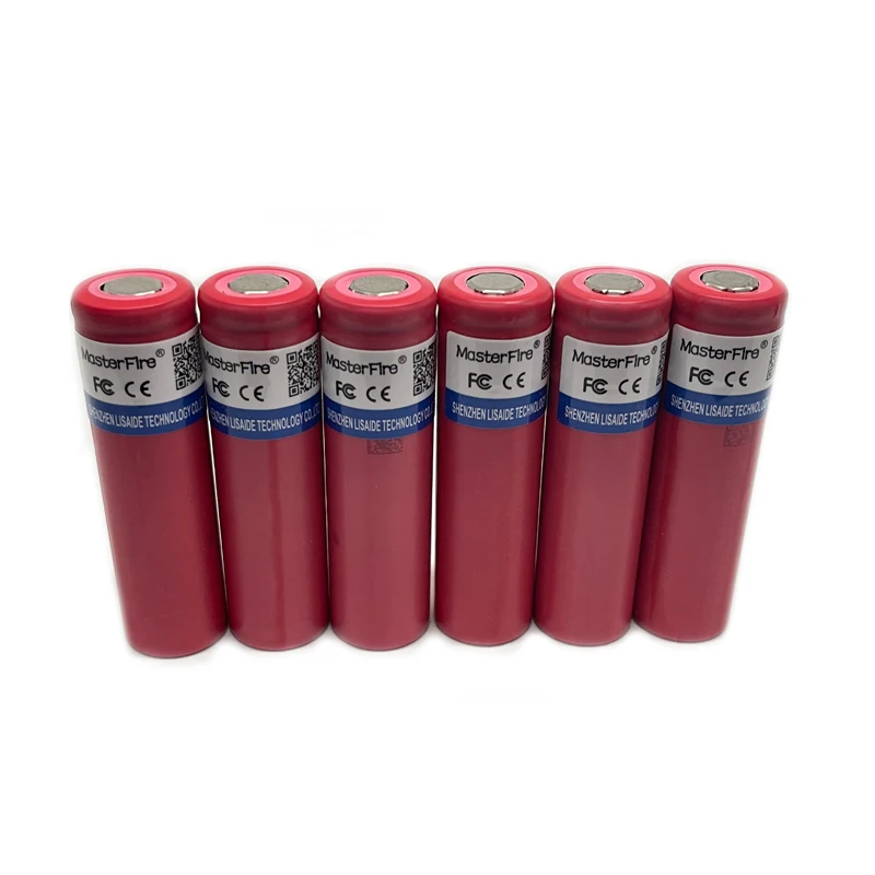 

MasterFire 6pcs/lot Genuine Sanyo 18650 UR18650w2 1500mAh 3.7v Rechargeable Lithium Battery Torch Batteries Cell For Flashlights