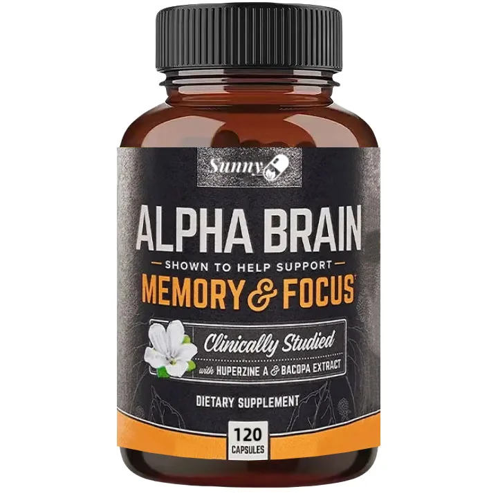 Alpha Brain Supplement - Helps Maintain Brain Cells, May Improve Memory, Concentration and Cognitive Processing Speed