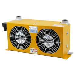 AH0608TL-CA Hydraulic Air Cooler 2.4KW Oil Radiator AF Series Plate-Fin Hydraulic Aluminum Oil Coolers 60L/MIN