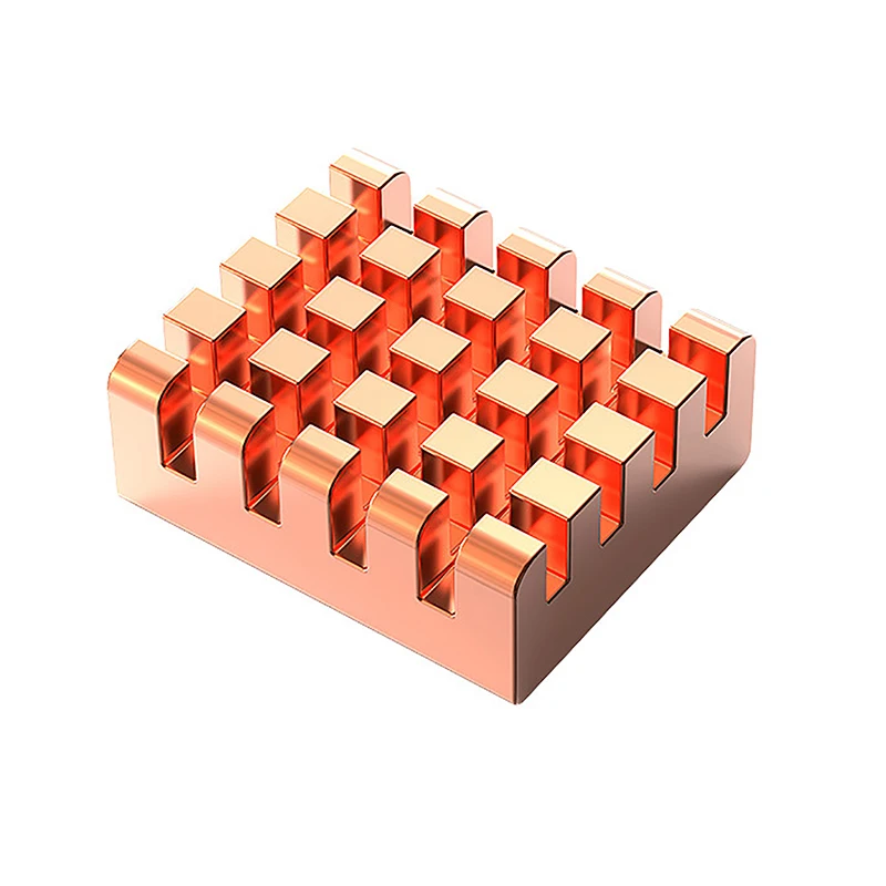 1/8 buah untuk Motherboard kartu grafis kartu suara Chip kecil Heatsink grafis memori penyerap panas tembaga murni