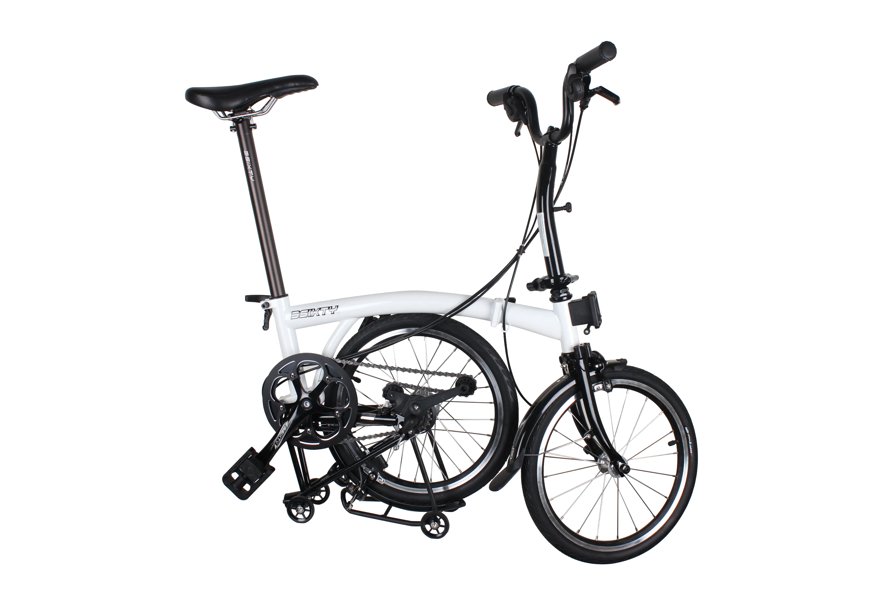 3SIXTY Folding Bike16 Inch Foldable City Bike Fold Up Bikes for Adults 6S Fold Bicycle Lightweight Aluminium Alloy Foldable Bike