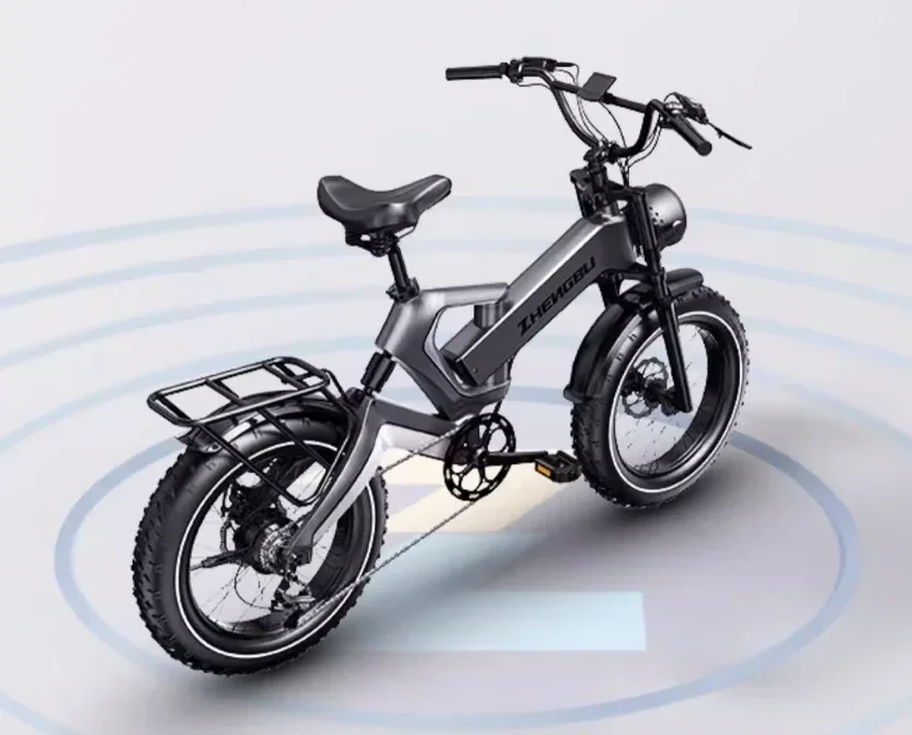 

Mountain Tire Electric Bicycle 20-Inch Lithium Magnesium Alloy National Standard Scooter off-Road Speed Change Power Car