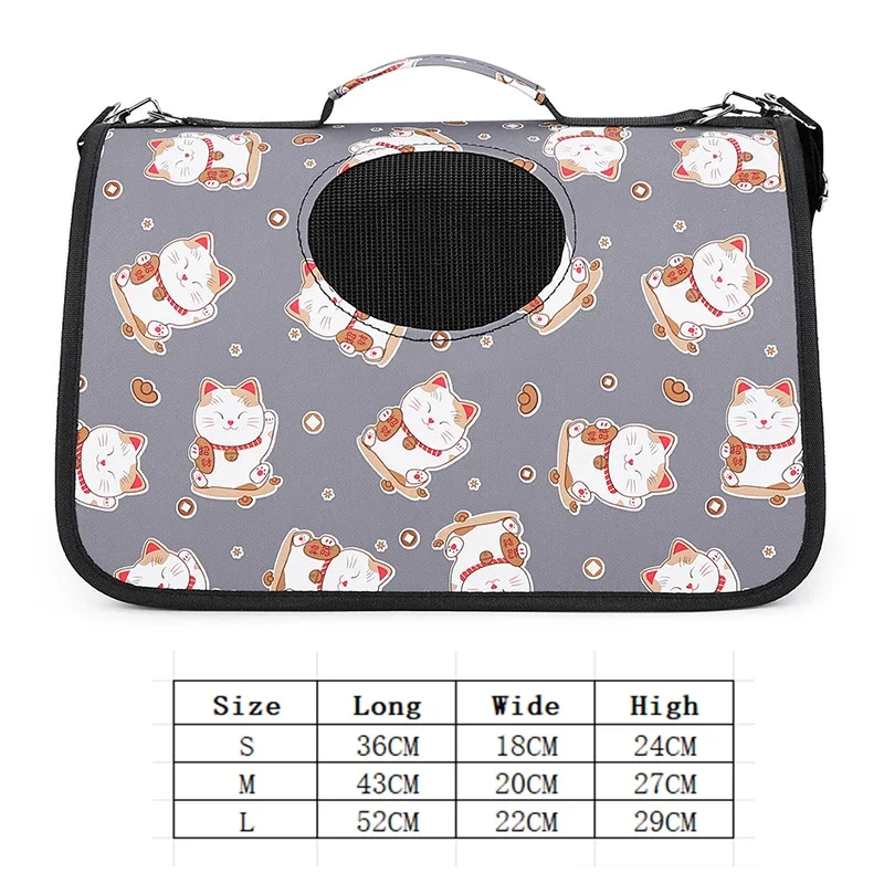 

Pet Outdoor Bag 1PC Cat Dog Universal Chest Handheld Shoulder Crossbody Backpack Breathable Portable Folding Supplies