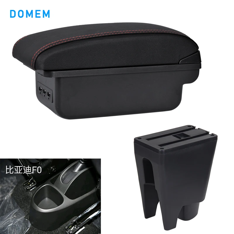 Armrest Box Central Store Interior Storage Car Accessories With Cup Holder For Citroen C1 Peugeot 107 Toyota Aygo BJ BYD F0