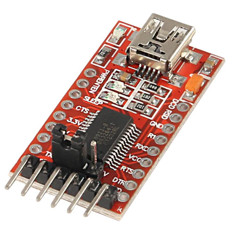 FT232RL FT232 FTDI 3.3V 5.5V Serial Converter Adapter Module Mini Port For Arduino Pro Mini USB TO TTL 232