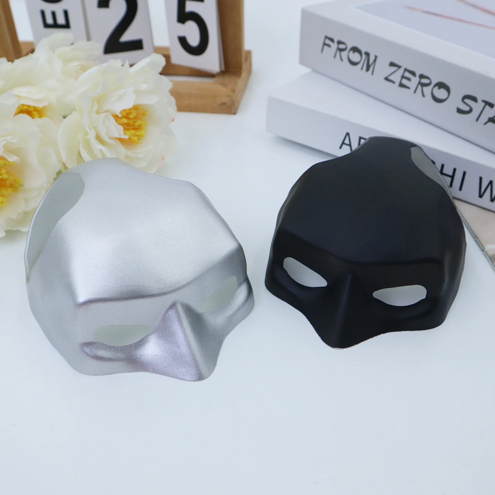 Regalo Máscara de vengador de gato de murciélago negro Linda máscara de murciélago mate Juguetes geniales de superhéroe para mascotas para máscaras de perros y gatos