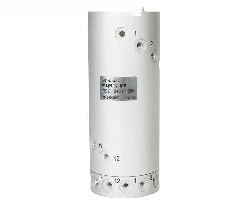 

High speed rotary joint MQR2/4/8/12/16-M5 high-speed multi way low rotation 360 degree slip ring multi way joint