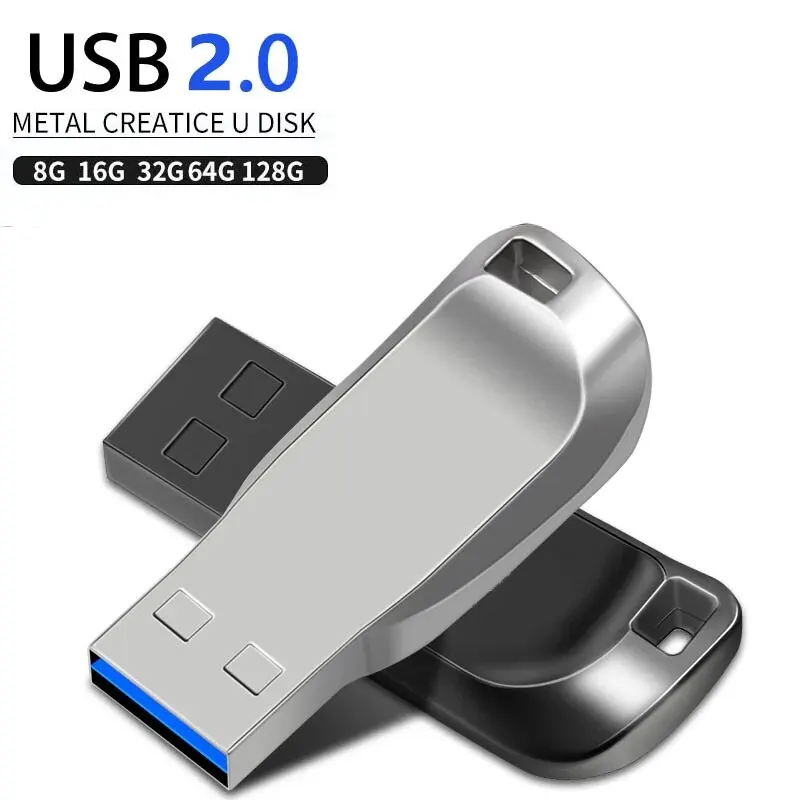 NOWY dysk flash USB 2.0 High Speed 128GB 64GB 32GB 16GB 8GB Cle USB 2.0 Flash Pendrive 64GB 128GB Metal 2.0 Stick Pen Drive