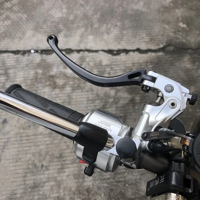 Universal cnc dobrável sensação linear 3d texturizado alavanca de freio da motocicleta alça para rcs push direto cilindro mestre do freio hidráulico