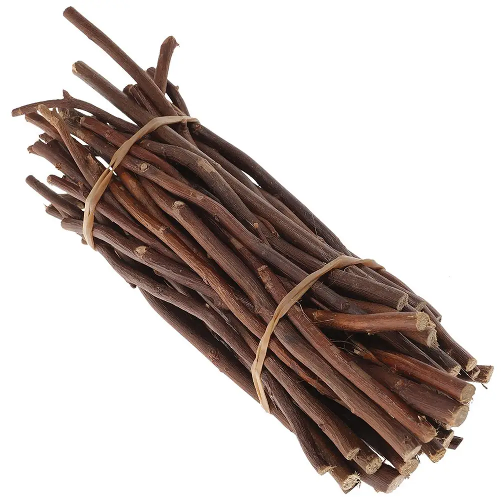 

50 Pcs Brown 30cm Wood Sticks Craft Logs DIY Accessory Material Fall Decor Natural Wooden Branches Artificial Plants Craft