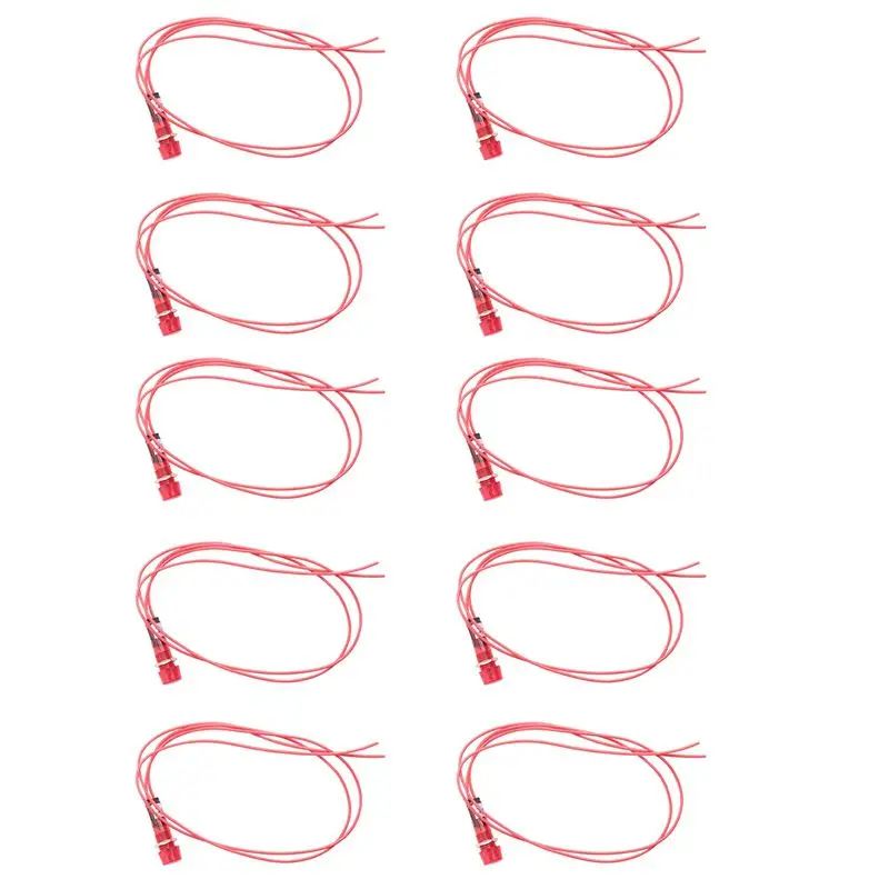 

AB47-10X Neon Indicator Pilot Signal Lamp Red Light AC 250V W2 Wires