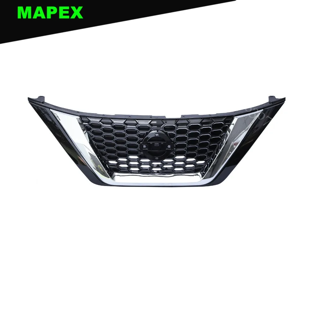 For 2019-2023 Nissan Murano Front Grille Grill Assembly Chrome+Black