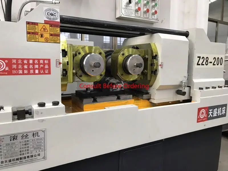 Vendita in fabbrica Prezzo più economico Laminatrice per viti a filettatura dritta per tondo per cemento armato / Laminatrice per filettatura