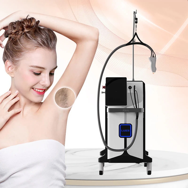 Keylaser Professional ND Yag Laser 755nm Long Pulse Alexandrite Laser Hair Removal Machine