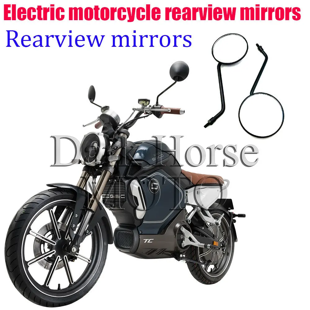 

Electric Motorcycle Original Rearview Mirror Dedicated Left And Right Mirror Genuine Accessories FOR SUPER SOCO TC TC MAX TC PRO