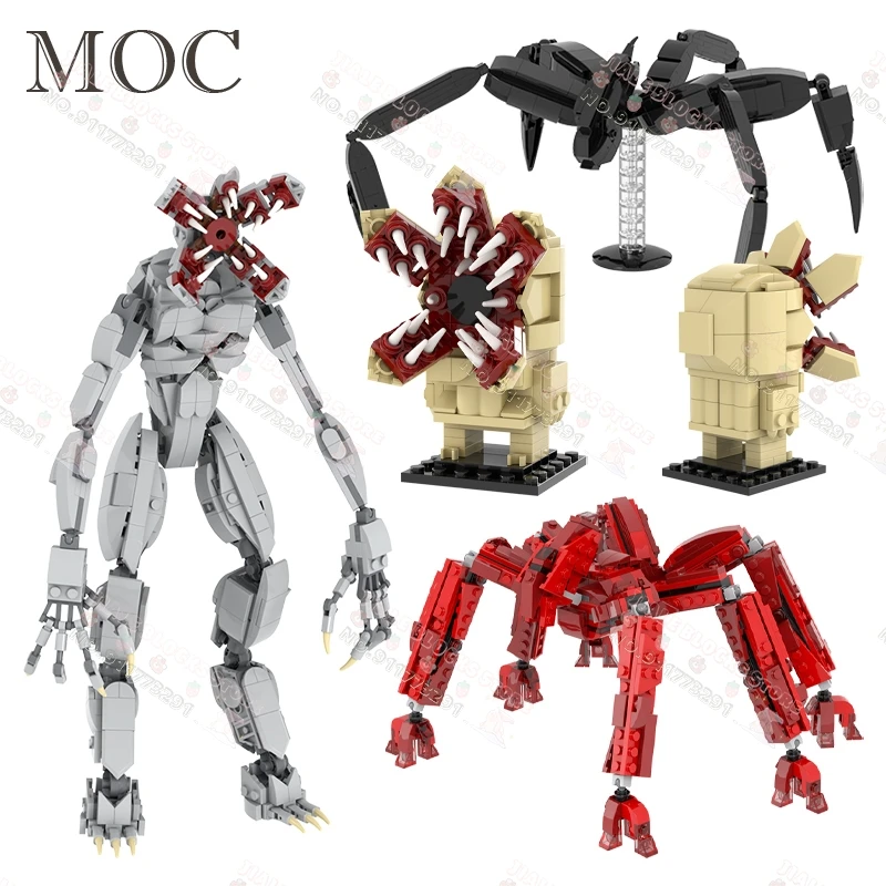 Sci-Fi Thriller TV Play Series Monster MOC Building Blocks Creative Horror Demogorgon The Mind Flayer Model Bricks Toys For Kids