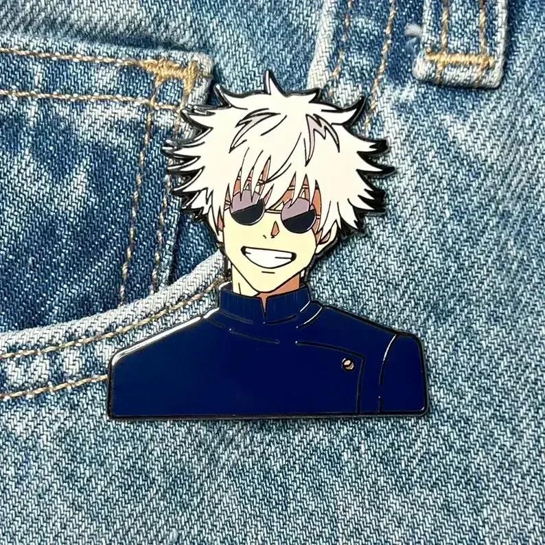 JJK Hard Enamel Pin Sorcery Brothers Satoru Gojo，broches ，Animation & Comic