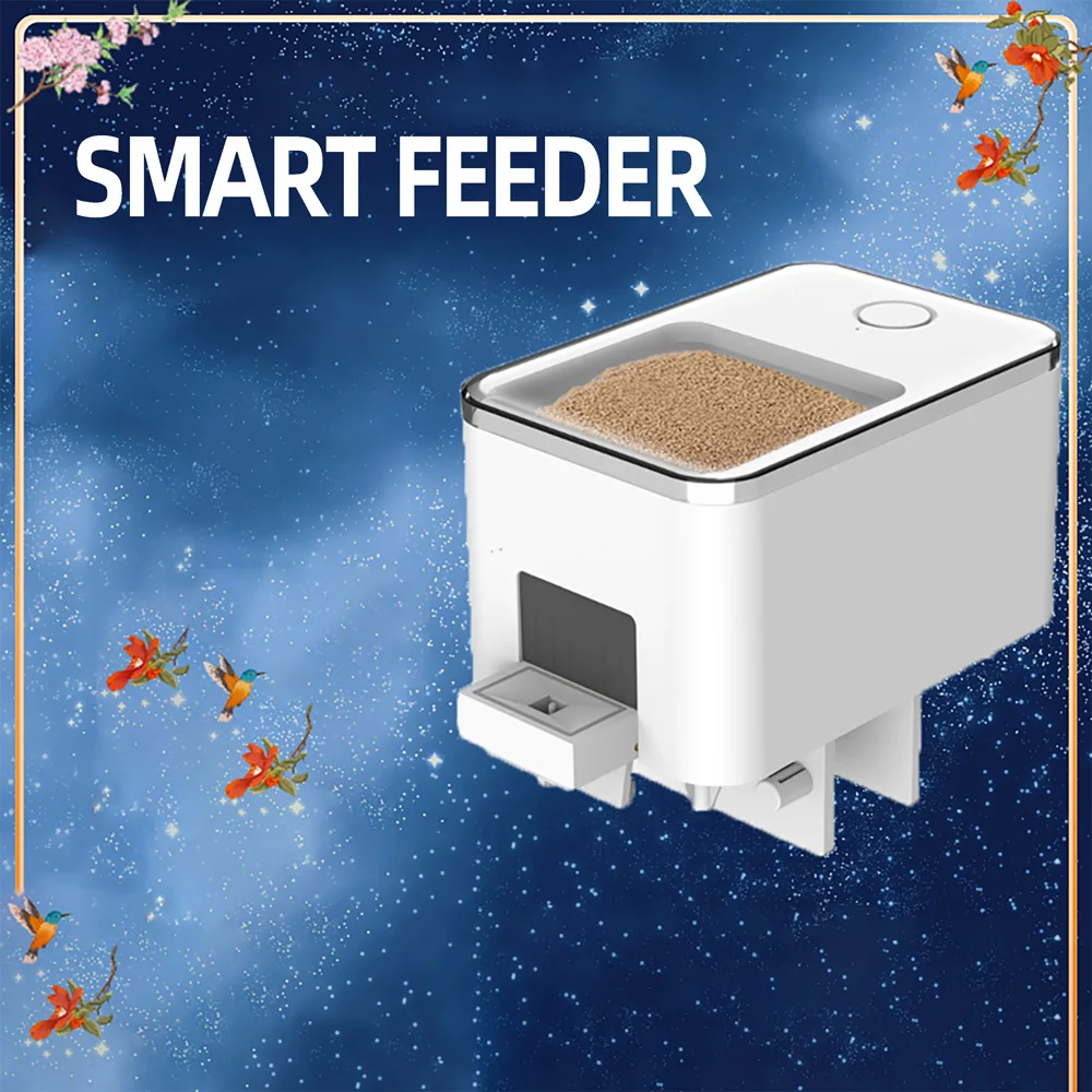 

Intelligent Timing Fish Tank FeederFully Automatic Fish Feeder Fish Feeding Machine Dual Purpose