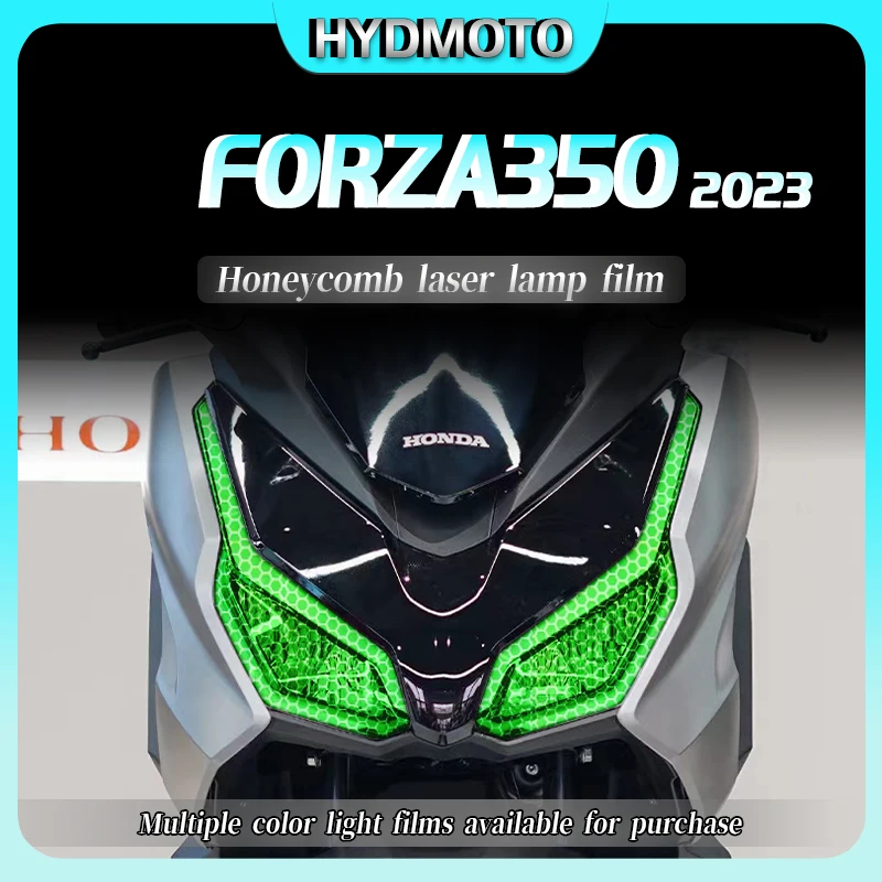 For Honda forza 350 NSS350 2023 headlight film tail light film protective film honeycomb laser light film motorcycle accessories