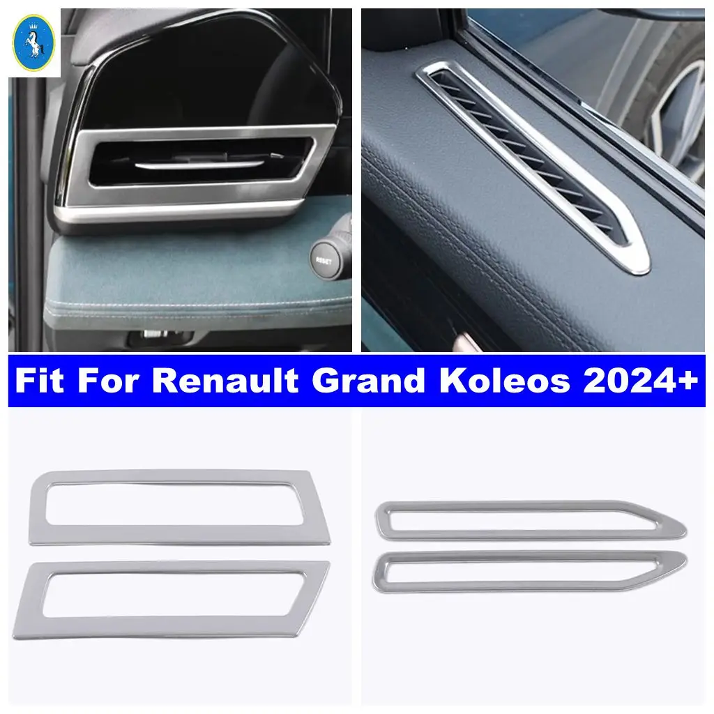 

For Renault Grand Koleos 2024 2025 Car Inner Door Air Outlet Trim Cover Front Conditioning Air Vent Car Decoration Accessories