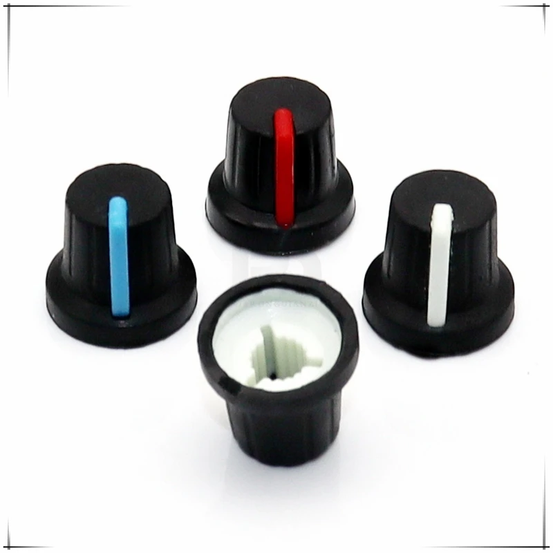 Bild 3: 10PCS 16×14mm Weiche gummi Knopf Kappe Potentiometer Encoder Knopf kappe Verstärker lautstärker knopf kappe Blume Geformt innere Loch 6mm