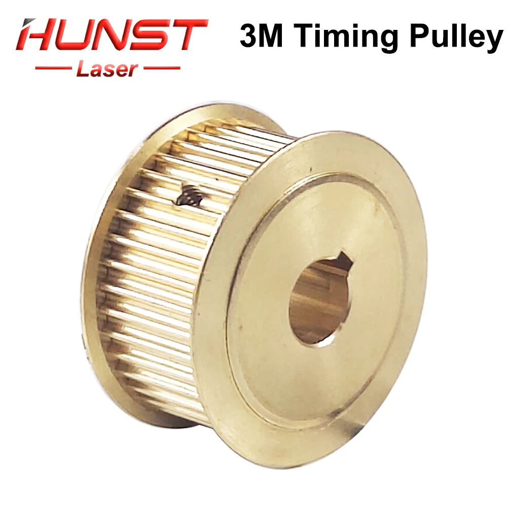 HUNST CO2 Laser Metal Parts, Copper Synchronizing Gear, HTD 3M Pulley,  Motor Wheel for DIY CO2 Laser Engraving Cutting Machine