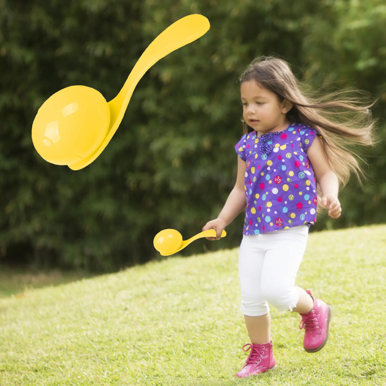 Juego de carreras de huevos y cuchara con yema, juegos al aire libre para niños, deporte de campo, recuerdos de fiesta, juguete, juego interactivo