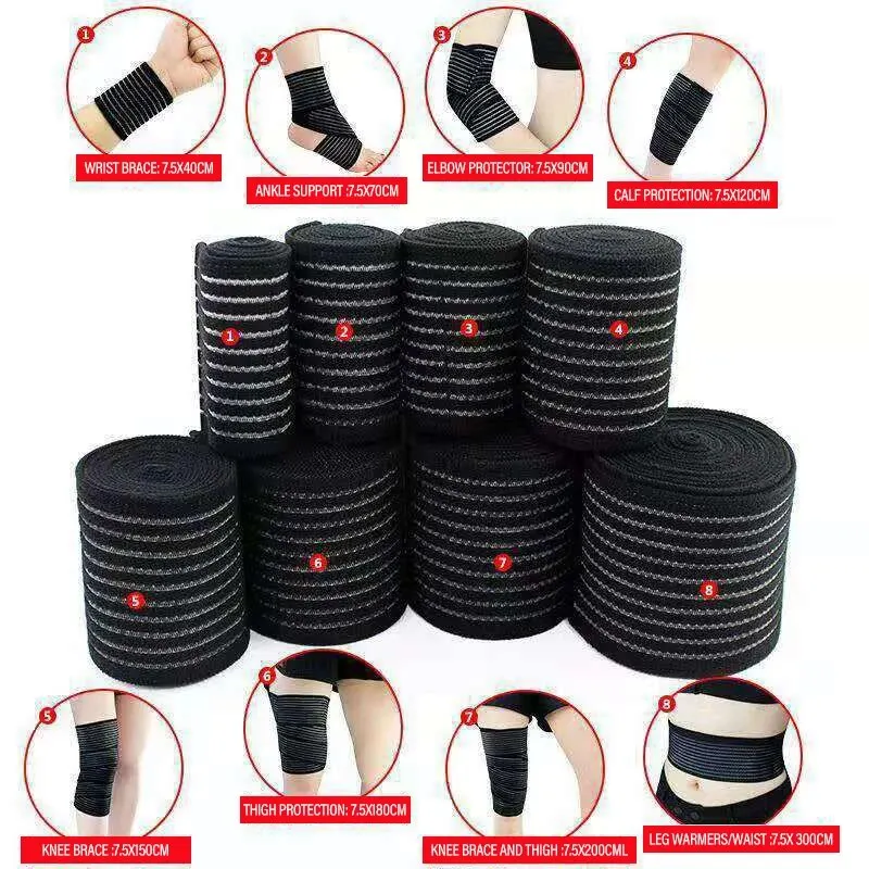 1pc Wristband Wrist Support Brace Straps Extra Strength Weight Lifting Wrist Wrap Bandage Fitness Gym Training Support Protector