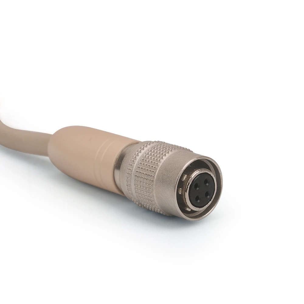 전문가용 베이지색 헤드셋 마이크, 오디오 테크니카 무선 시스템용 단일지향성 미니 4핀 마이크