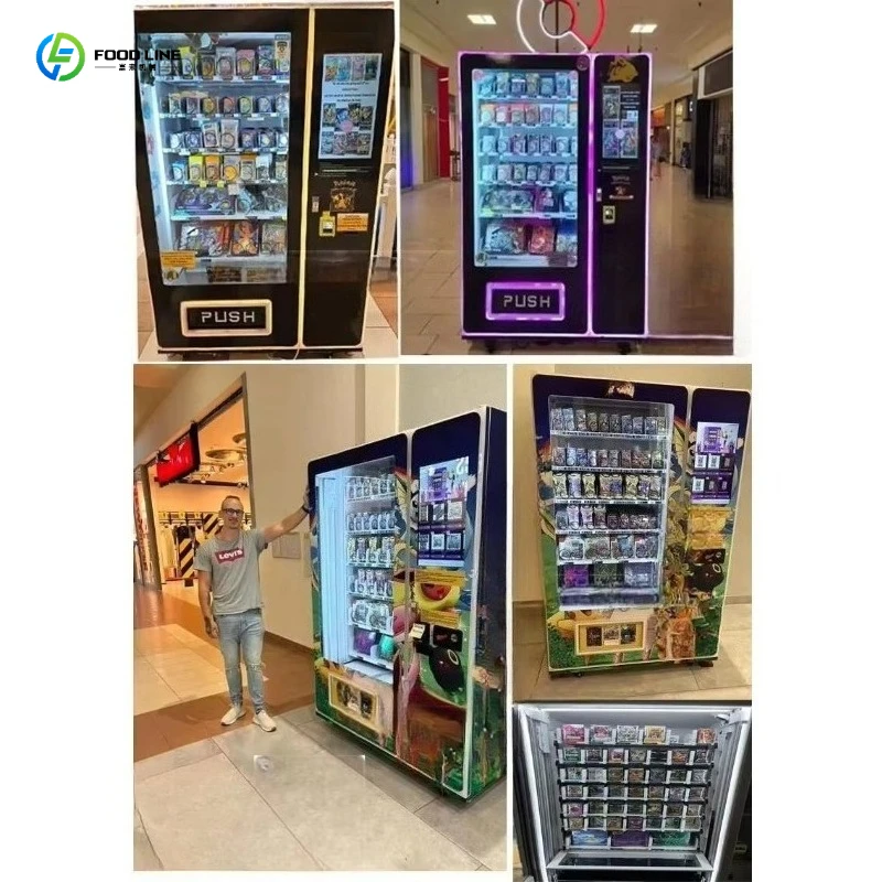 FL Card Vending Machine Intelligent Sales Kiosk with Internal Hoister & Brandable Panels for Game Festival