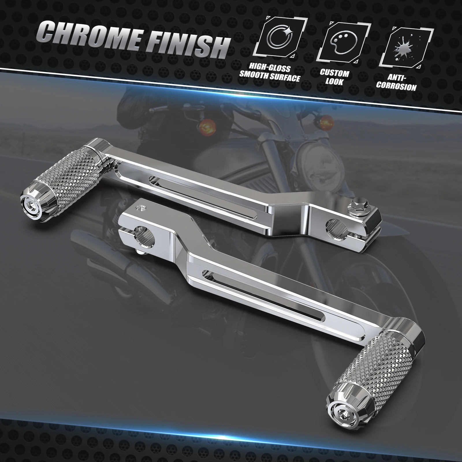 For Harley Harley Street Glide FLHX 2017-2023 Gear Shifter Levers Road Glide Limited FLTRK 2020-2023 Road King FLHR 2017-2022 - Image 5