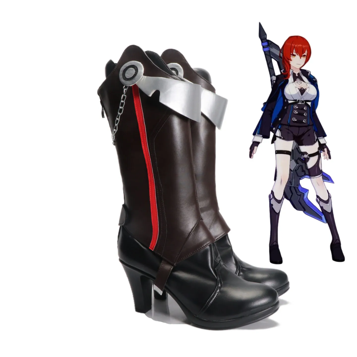 

Gamr Shoes Murata Himeko Arctic Kriegsmesser Honkai Impact Star Rail Cosplay Boots Halloween Costume Accessories Props Made