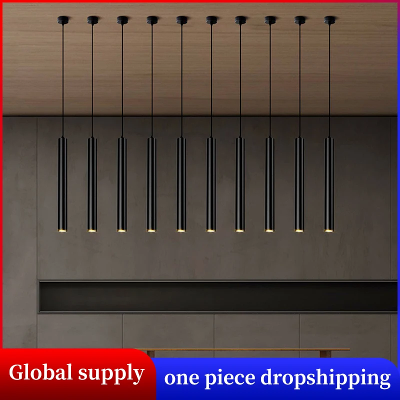 

Светильник для обеденного стола, ресторанные люстры, подвесной светильник на стойке регистрации, светильники для гостиной, бара, длинная ванна, светодиодный подвесной светильник