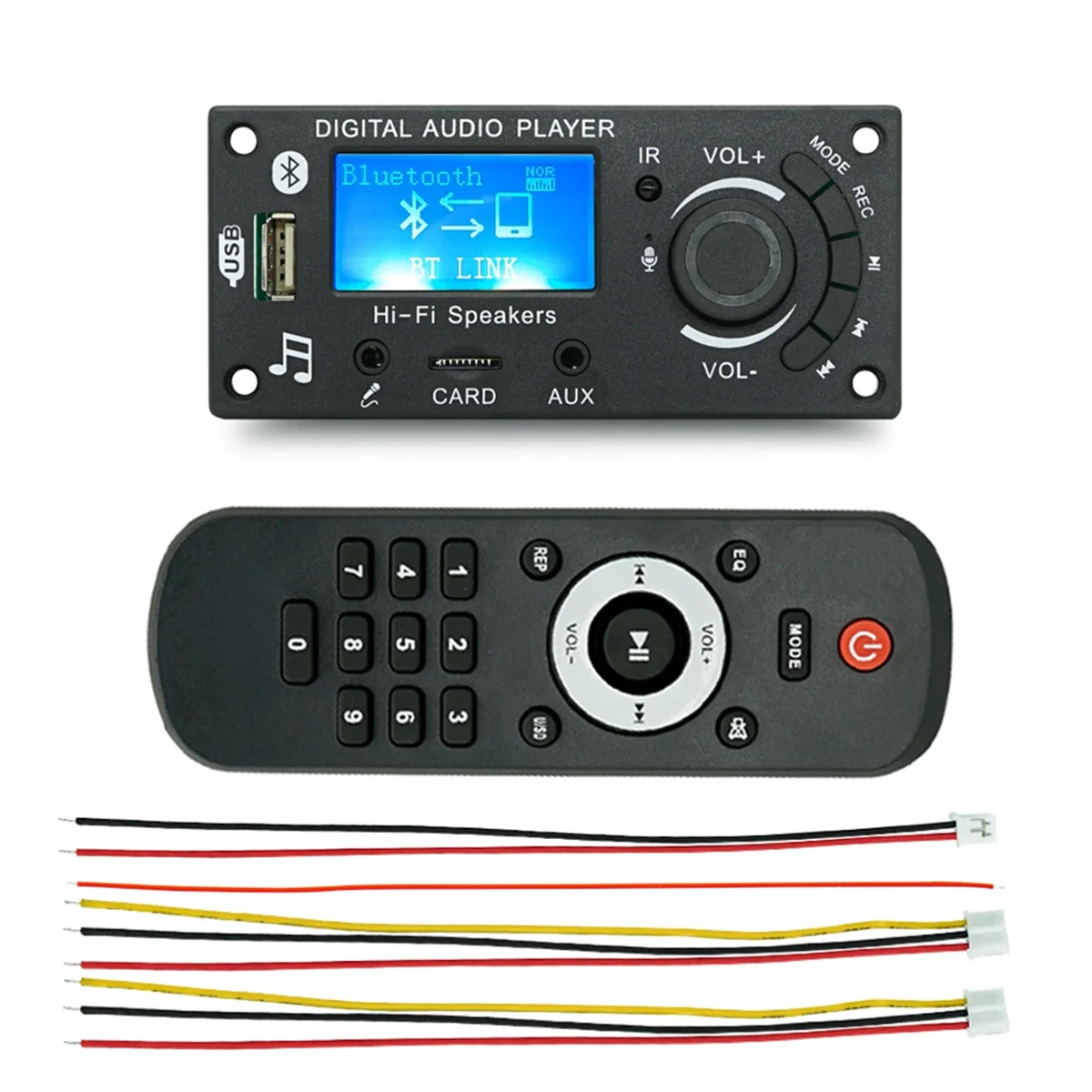 Lcd-Scherm Mp3 Decoder Board Bluetooth Module Diy Producten Auto Audio Accessoires Audio Versterker Board