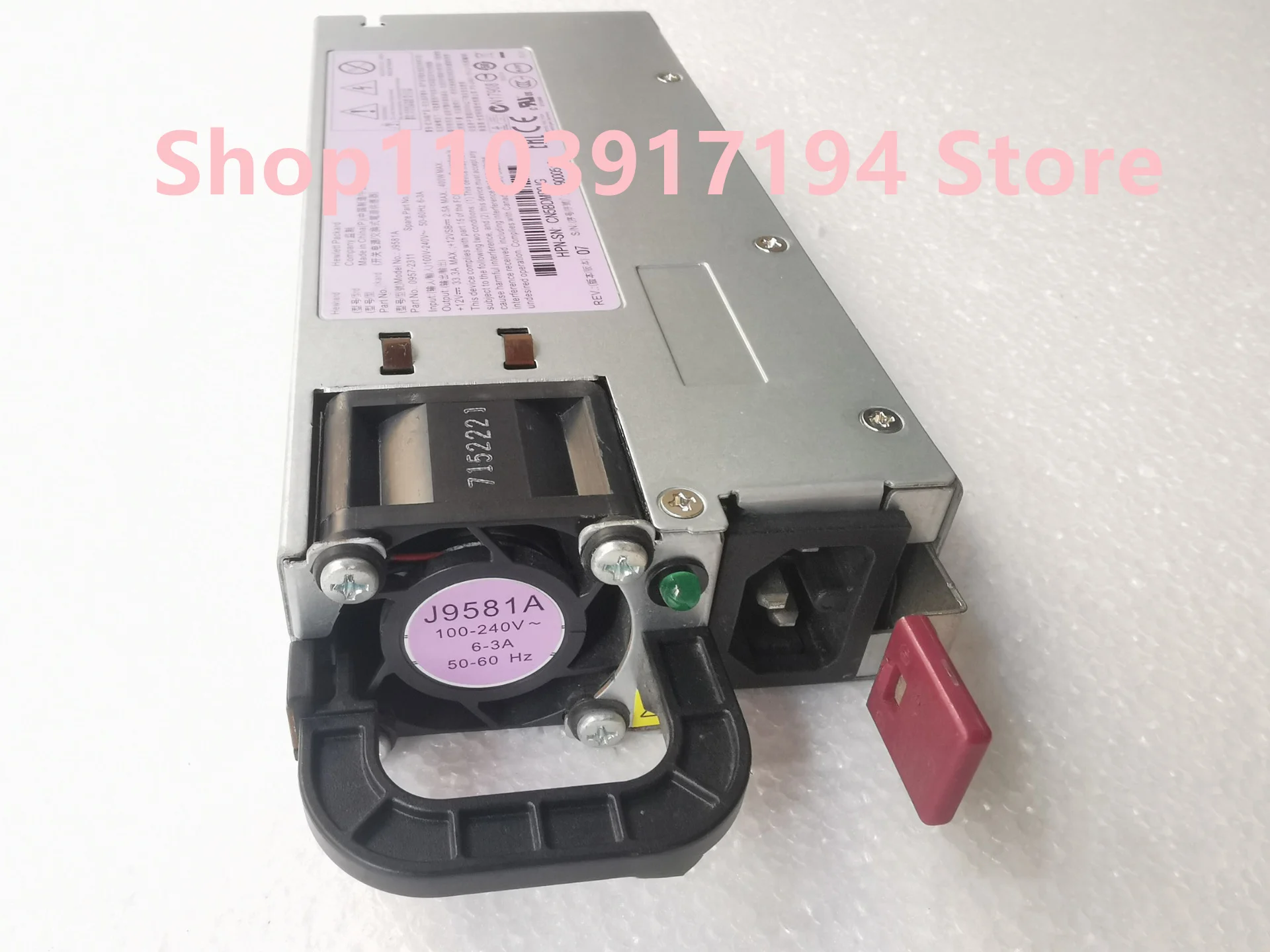 

J9581A 0957-2311 X311 400W 100-240VAC 12VDC Power