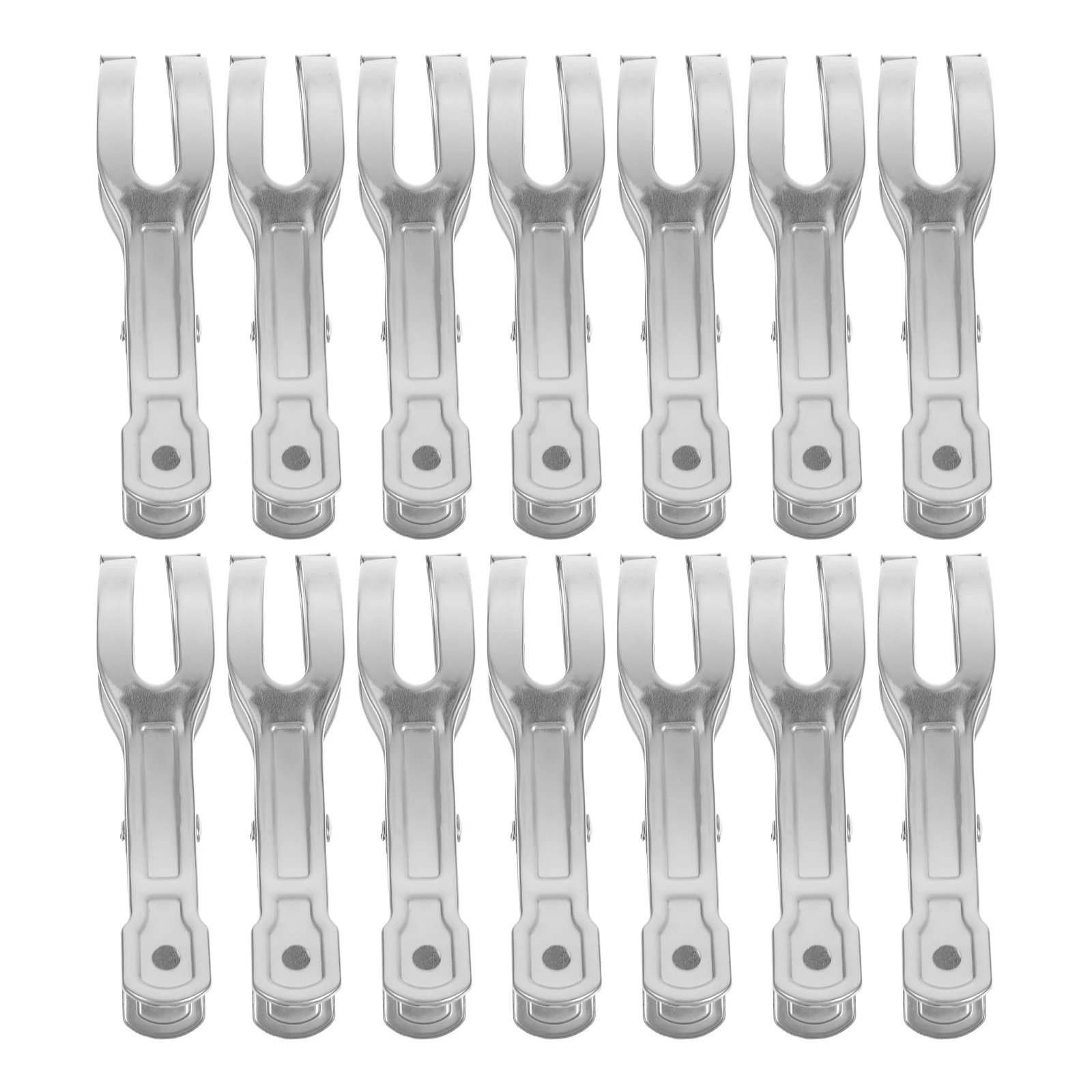 

30 Pcs Cover Clips Winter Pool Cover Clamps Stainless Steel Windproof Clothing Quilt Pants Hanger Spa Storage Towel Clamps
