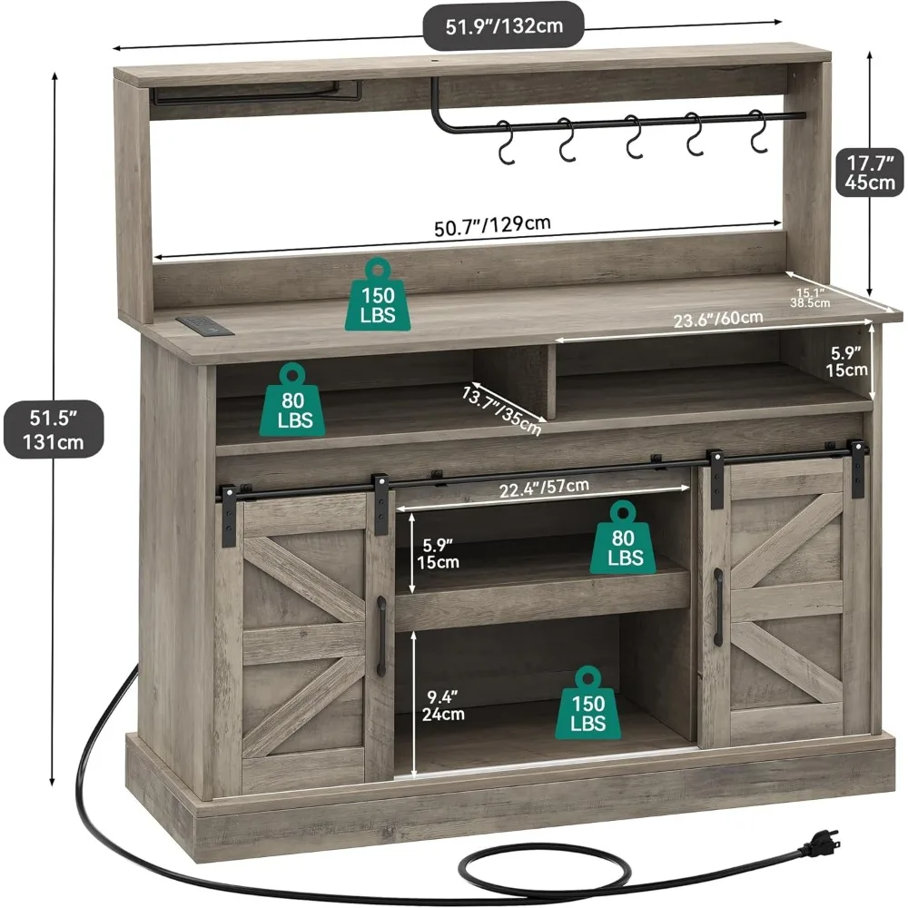 Buffet Cabinet with Storage, 52