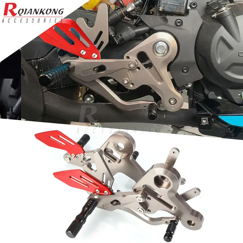 Motorcycle Accessories For CFMOTO CF MOTO 450SS 450 SS 2023 2024 Adjustable Rearset Footrests Rear Footpeg Foot Pegs Pedal Peds