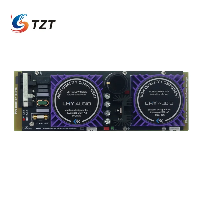 TZT LHY AUDIO LPS-A8 (230V/115V) Linear Power Supply + Single Crystal Copper Output Cable for Eversolo DMP-A8