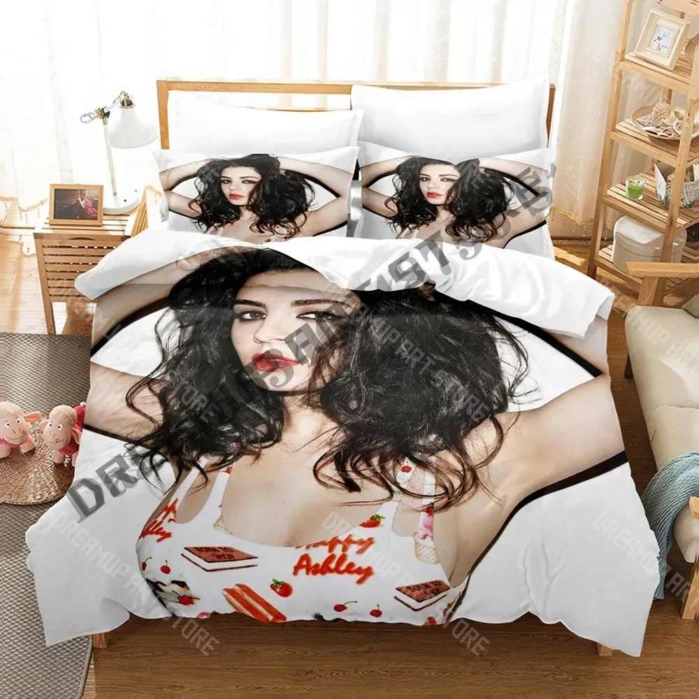 

Комплект постельного белья Charli xcx Brat с 3D принтом, одинарный, полный, королевский размер, комплект постельного белья для взрослых и детей, пододеяльник для спальни, комплект простыней