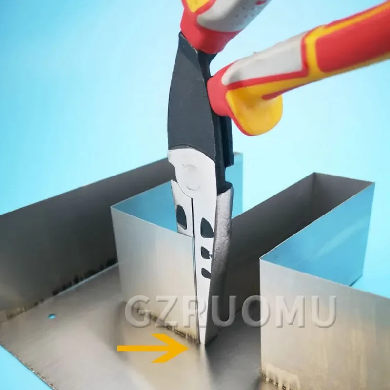 U-shaped Curved Handle Angle Arc Bending Plier Ss Metal Channel Auxiliary Pliers Letter Sign-Making Laser Welding Assitant Tool