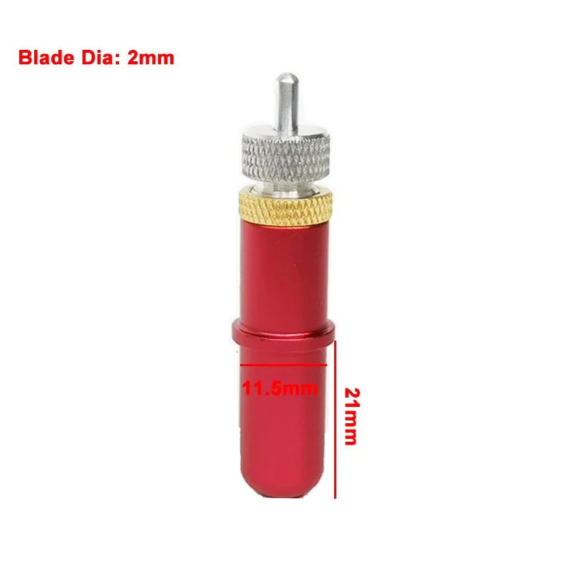 Skycut Blade Holder CH24 Cutting Plotter Vinyl Cutter Sky Cut Roland Knife 15pcs 30/45/60 Degree Replacement 11.5mm Red/Gloden