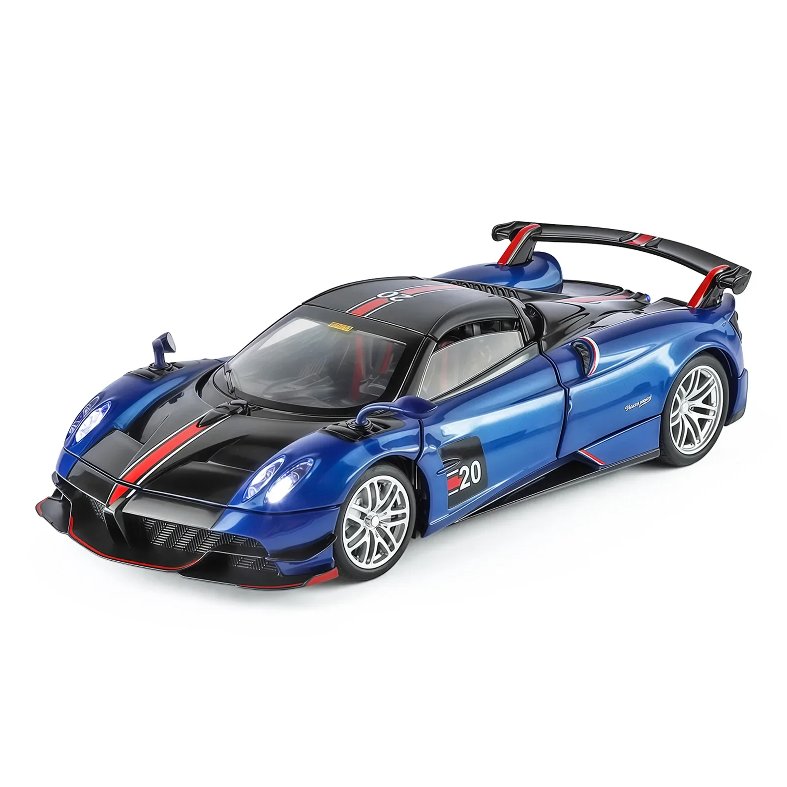 

1:32 Huaya BC alloy car model sound and light sound effects amusement park stall park ring Chenghai wholesale