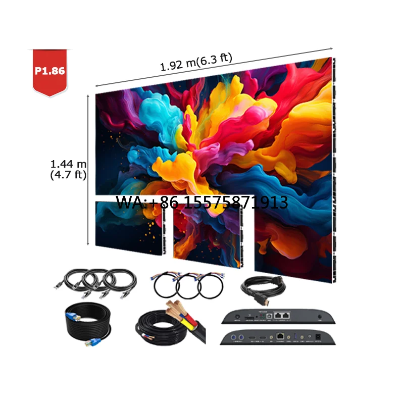 5-Year Warranty NVled P3.91 Indoor Qutdoor Waterproof Digital Signage LED Video Wall Screen