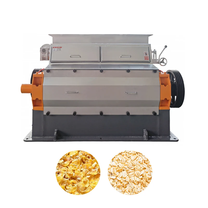 Customized Small Scale Corn Flakes Crusher Machine High Efficiency Cereal Crushing Equipment