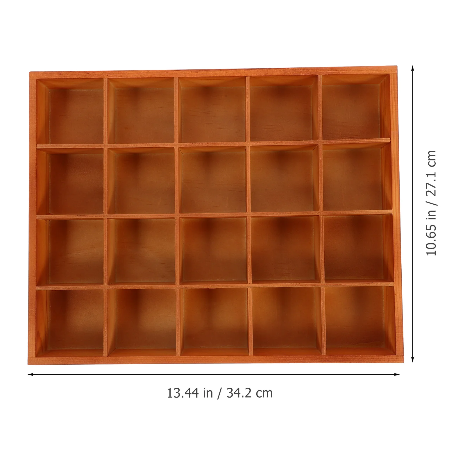 Wooden Sorting Tray Wood Divided Organizer Wooden Section Box Sock Socks Desktop Organizing Wooden Compartment